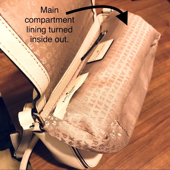 Kate Spade Crossbody Purse, Cream - Picture 5 of 8